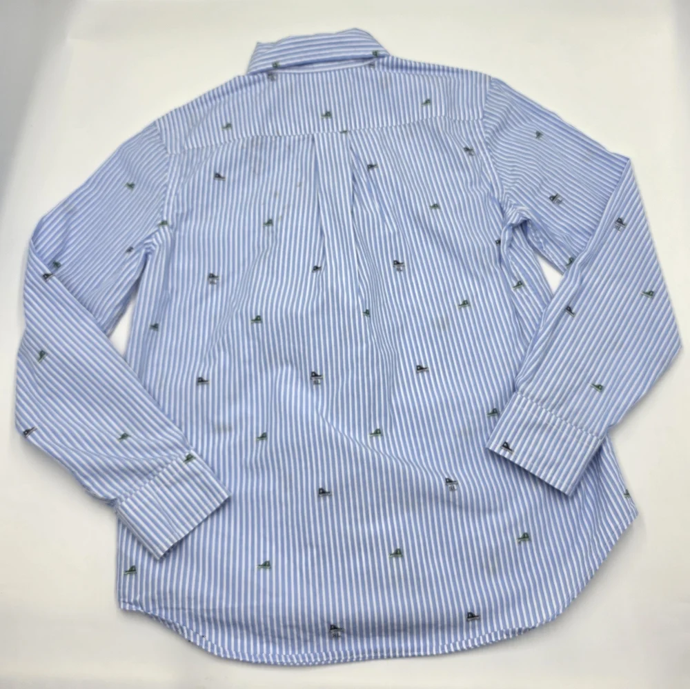 Ralph Lauren boys' embroidered cotton shirt size M